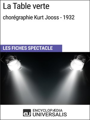 cover image of La Table verte (chorégraphie Kurt Jooss--1932)